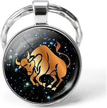 Klíčenka znamení zvěrokruhu - býk (2) (Přívěšek na klíče znamení zvěrokruhu - býk)