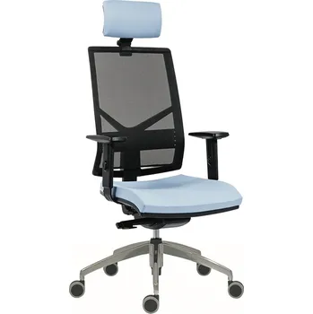 Nábytek Kancelářská židle 1850 Syn Omnia Alu PDH Antares Barva: sv. modrá