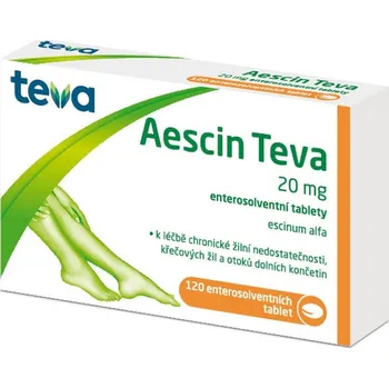 Lék na srdce, cévy a krev Teva Aescin Teva 20 mg