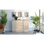 FALCO Komoda Diana 2+4 dub sonoma, šíře 120