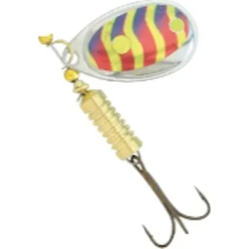 Umělá nástraha KAMASAKI - Rotační třpytka Stork Červená Zlatá vel. 2