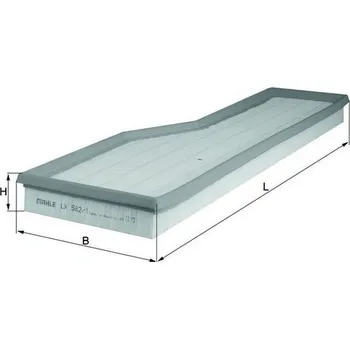 Vzduchový filtr Vzduchový filtr MAHLE LX 582/1