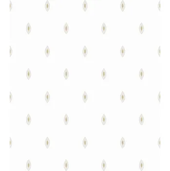 Tapeta Bílo-zlatá vliesová tapeta na zeď, OTH301, Othello, Zoom by Masureel