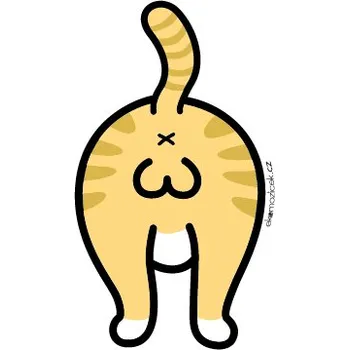 Samolepicí dekorace na vozidlo Samolepka na auto URAŽENÁ (žlutá)