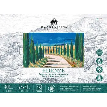 Blok Blok pro akryl Magnani Firenze 23x31cm 100% bavlna (Blok pro akryl Magnani Firenze 23x31cm 100% bavlna)