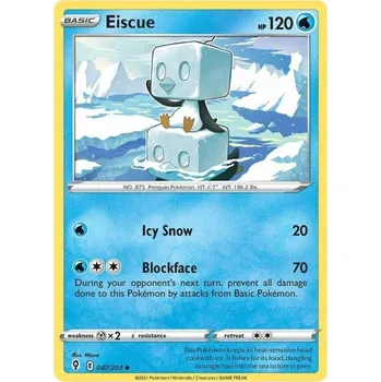 Sběratelská karetní hra Pokémon karta Eiscue 047/203