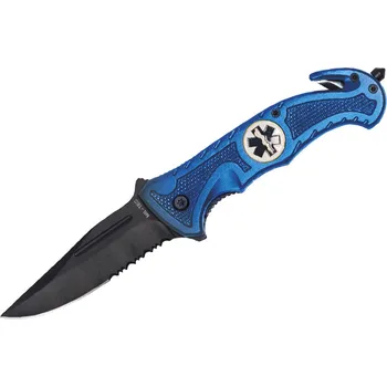 Záchranářský nůž MIL-TEC Barva: Modrá