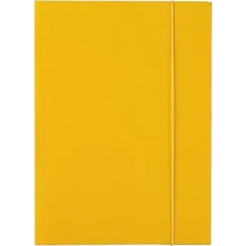 Archivační box Desky s gumičkou "Economy", 15 mm, karton, A4, žlutá, ESSELTE