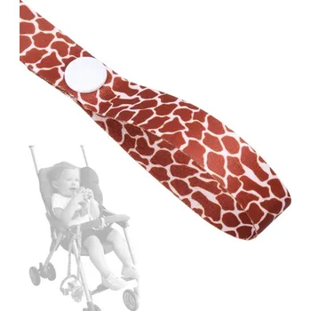 Popruh proti padání hraček z kočárku TopQ Žirafa