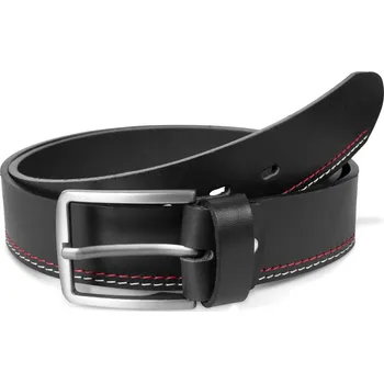 Opasek Kožený opasek TXR West černo-bílo-červený Obvod pasu (cm): 90