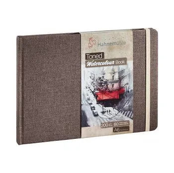 Blok Akvarelová kniha HHM hnědá A6 200g (Akvarelová kniha HHM hnědá A6 200g)