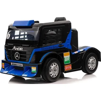 Dětské elektrovozidlo Mamido Dětský elektrický kamion Mercedes Axor LCD modrý