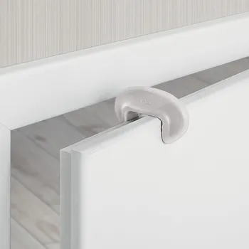 Dětská zábrana Dětská pojistka REER Zarážka na dveře 3 ks transparentní