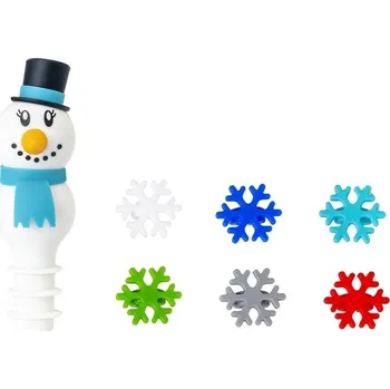 Sada zátka Sněhulák a vločky rozlišovače VIGAR (Barva-barevné)