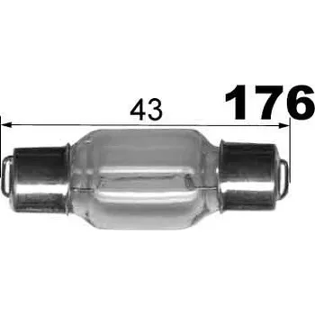 Autožárovka žárovka 12V 21W SV 15x43mm s drátky
