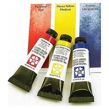 Vodová barva Sada akvarelových barev DS 3x15ml Primary colours (Sada akvarelových barev DS 3x15ml Primary colours)