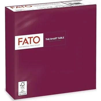 Papírový ubrousek Ubrousky "Smart Table", bordó, 1/4 skládání, 33x33 cm, FATO