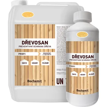 barva a nátěr na dřevo Bochemit Dřevosan PROFI Barva: hnědý, Velikost balení: 25 kg 9911244