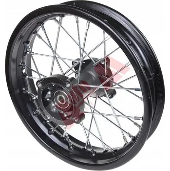 Kolo pro motocykl kolo zadní pitbike - 1,85 x 12 - černý , pro osu 15 mm - kotoučová brzda