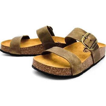 Dámské pantofle Dámské pantofle 343004 CP ROCK KAKI Plakton zelené Barva: kaki, Velikost: 37