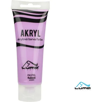 Výtvarná barva LUMA akrylová barva / PASTEL fialová 75ml