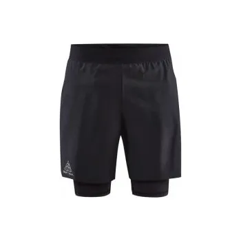 Pánské oblečení CRAFT PRO Trail 2in1 M černá 1912447-999000 XXL; Černá kraťasy + DÁREK DLE VÝBĚRU!