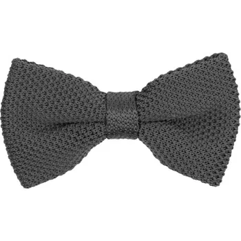 Motýlek Bubibubi Šedý dětský pletený motýlek Grey