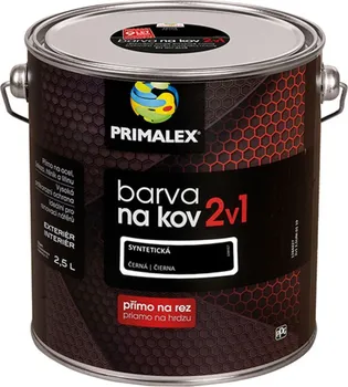 Primalex Syntetická antikorozní barva na kov 2v1 2,5 l