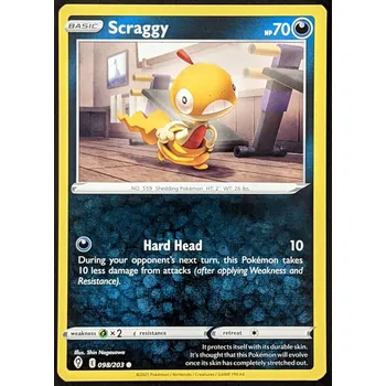 Sběratelská karetní hra Pokémon karta Scraggy 098/203