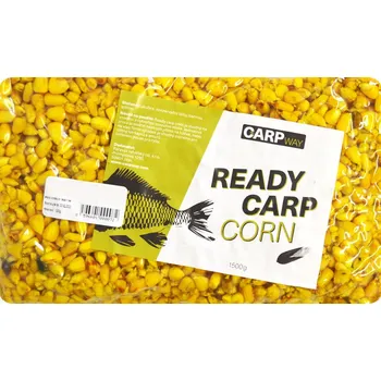 Návnadová surovina Carpway Kukuřice Ready Carp Corn Ochucená 1,5 kg - Vanilka