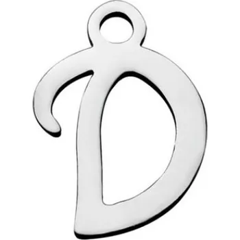 Přívěsek Šperky4U Drobný ocelový přívěšek - písmeno - iniciála - OK1307-D
