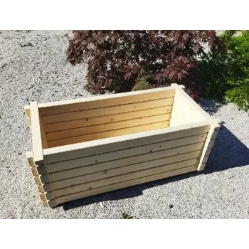 Truhlík Tesařství Luňáček s.r.o Zahradní dřevěný truhlík - 100x50x40 - smrk