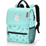 Dětský batoh Reisenthel Backpack kids cats and dogs mint