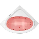 ARTTEC GAIA 2 SURF + CHROMO 140 x 140 cm hydromasážní akrylátová vana PAN04365