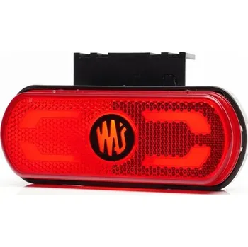 Přídavný světlomet světlo poziční W240/1599 LED 12+24V červené