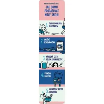 Doplněk ke knize Dobrá záložka 12 - KNIHY DOBROVSKÝ RADÍ: Jak domů propašovat nové knihy