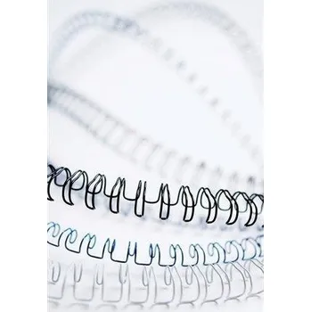 Hřbet, drátový, bílá, 3:1, 12 mm, 81-100 listů, FELLOWES