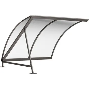 stojan na kolo Přístřešek na jízdní kola půměsíc, přístavbový bez stojanů