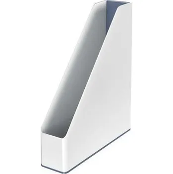 Archivační box Stojan na časopisy "Wow", bílá, 73 mm, plast, dvoubarevný, LEITZ