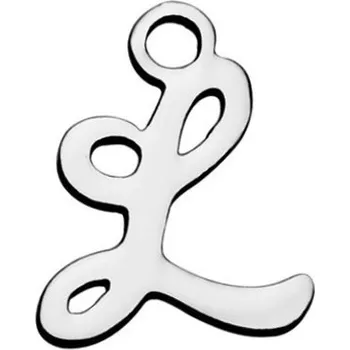 Přívěsek Šperky4U Drobný ocelový přívěšek - písmeno - iniciála - OK1307-L