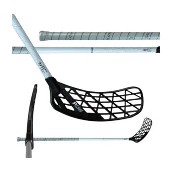 Florbalová hůl Salming FLOW ULTRALITE F27 Grey/Black Florbalová hůl šedá / černá, Pravá (pravá ruka dole), 100cm (=110cm)