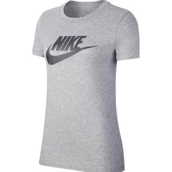 Dámské tričko Dámské tričko s krátkým rukávem Nike NSW TEE ESSNTL ICON FUTURA W šedé BV6169-063 - XS | UK 9,5 | US 12