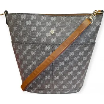 Kabelka David Jones elegantní kabelka do ruky - hnědá CH21096A d.brown