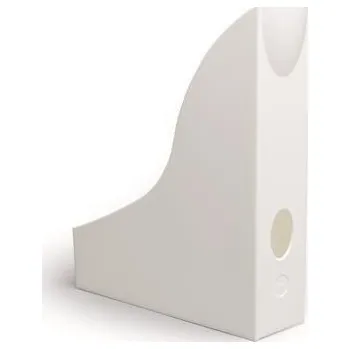 Archivační box Stojan na časopisy "Basic", bílá, plast, 73 mm, DURABLE