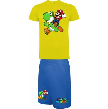 Chlapecké tričko Letní set Super Mario Yoshi Velikost: XXL, Materiál: 100% Bavlna