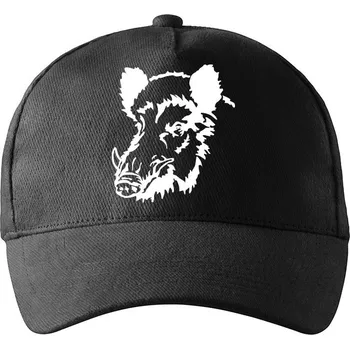 Kšiltovka Kšiltovka pro myslivce Prase divoké, Barva Černá, Velikost 19×11 cm , Canvas Kšiltovka Bezvatriko.cz 0534