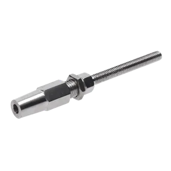 Úchyt pro lanko ø 3 mm, závit M6, broušená AISI 304