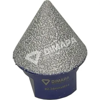 Příslušenství k frézce Diamantový záhlubník fréza M14 / 2-38mm / rotační pilník DIMAPA