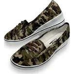 Prety Dámské maskáčové baleríny Barva: Vojenská, Velikost: 36