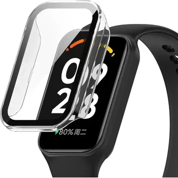 Příslušenství k chytrým hodinkám Ochranný kryt pro Redmi Smart Band 2 GL a Amazfit Band 7 - Transparentní